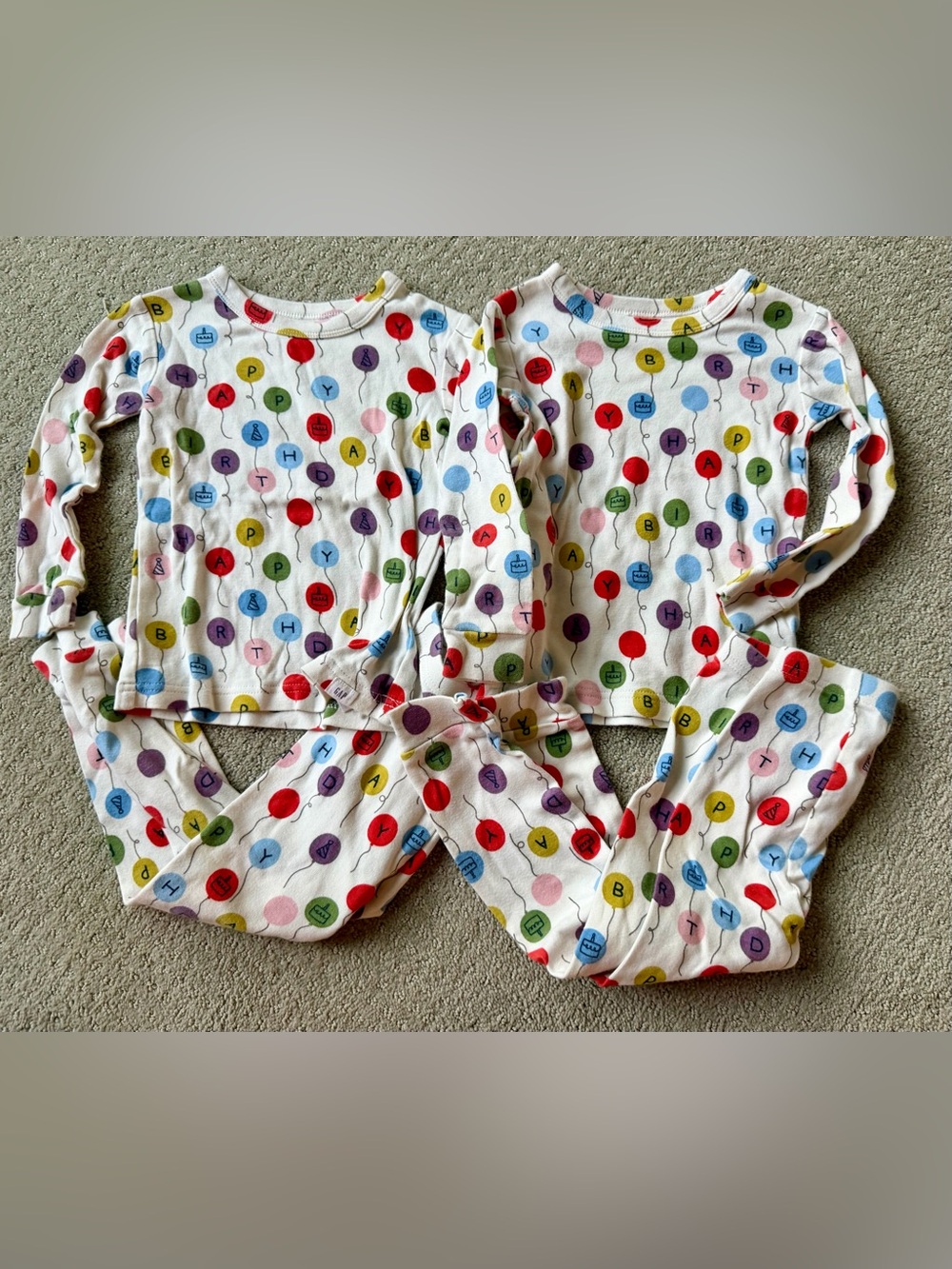 Gap Balloon Print Pajama Set - Multicolor